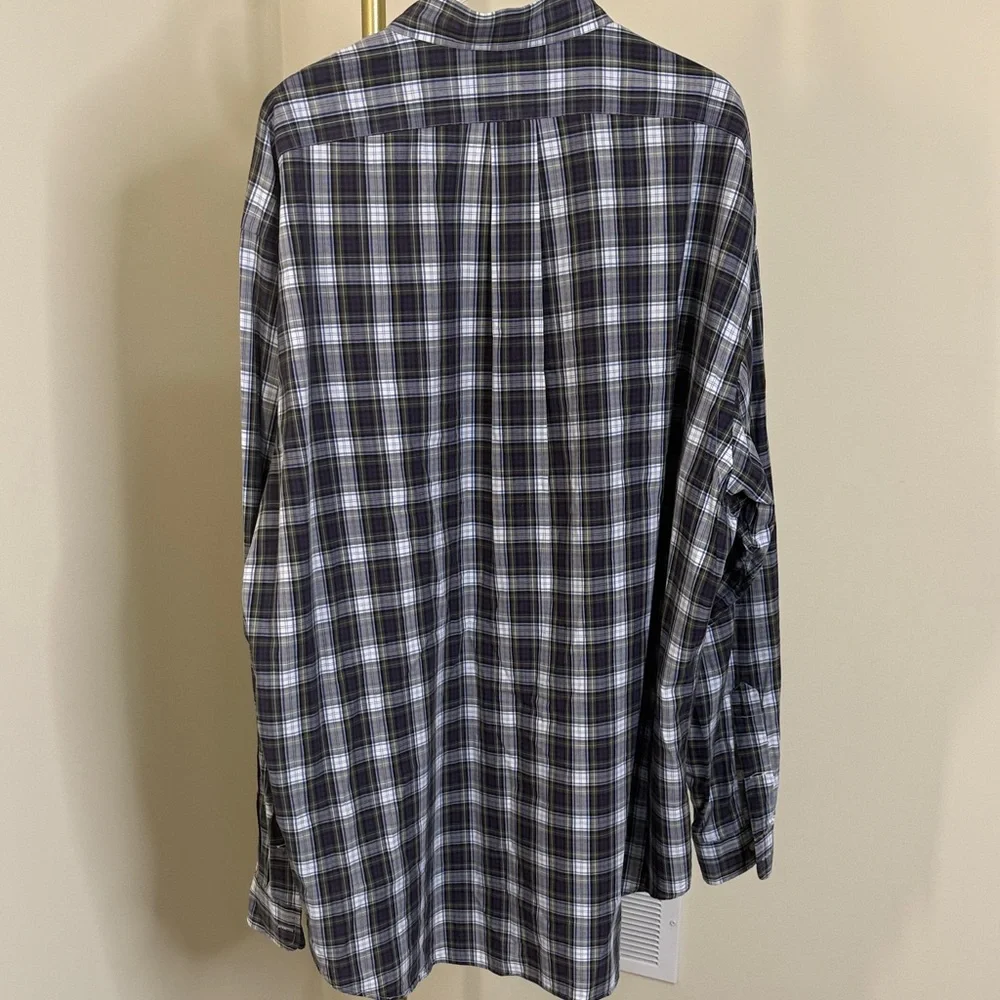 Ralph Lauren Men's Plaid "Blake" 100% Cotton Button - Down Shirt - XL - Picture 4 of 10